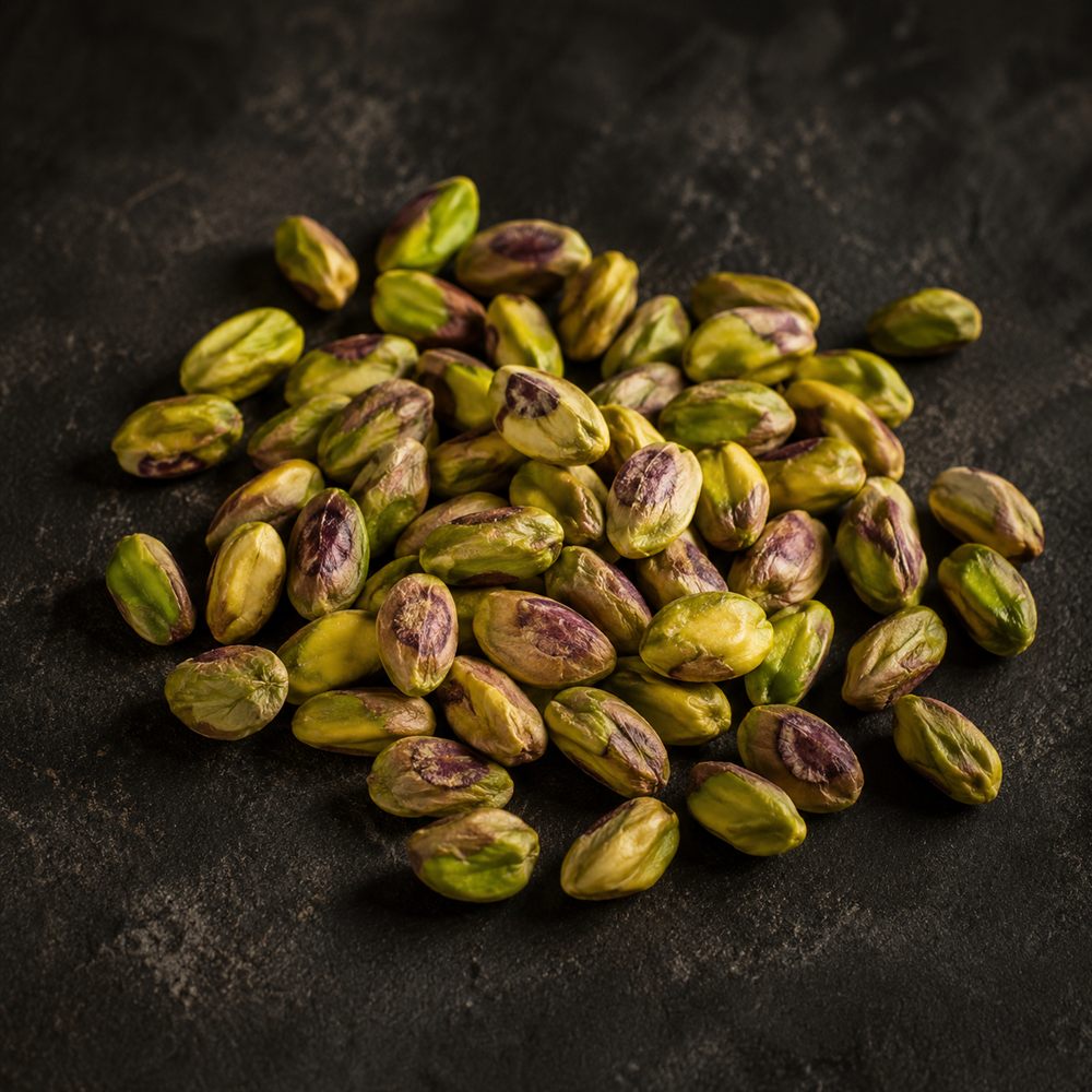 Shelled pistachio kernels